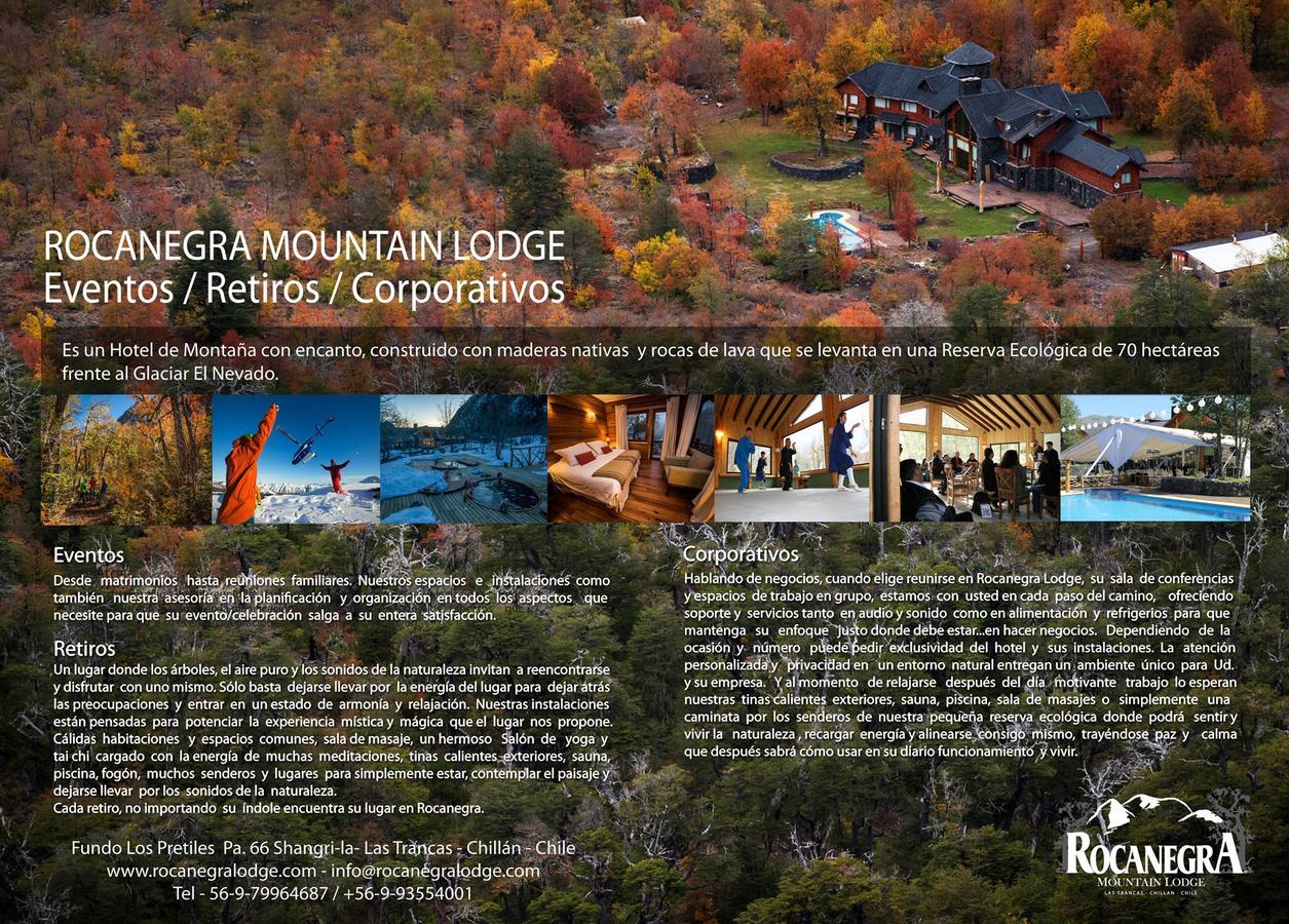 Rocanegra Mountain Lodge Las Trancas Exteriér fotografie