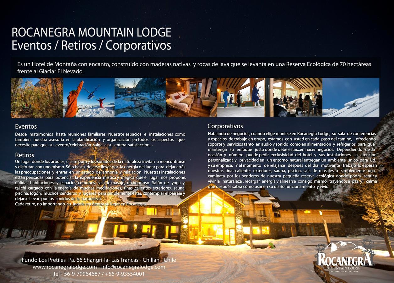 Rocanegra Mountain Lodge Las Trancas Exteriér fotografie